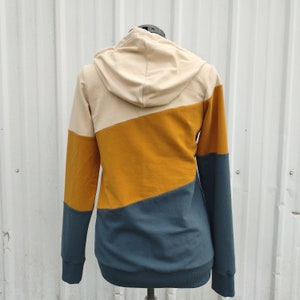 Women's Colorblock Hoodie Relaxed Fit Sweatshirt image 6