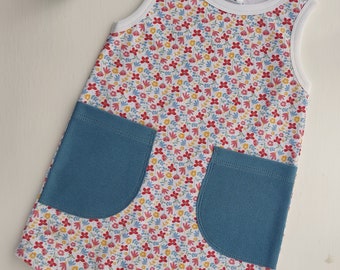 Tiny Floral Tank Romper - Sleeveless Baby Outfit
