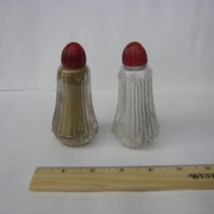 Vintage glass shaker set