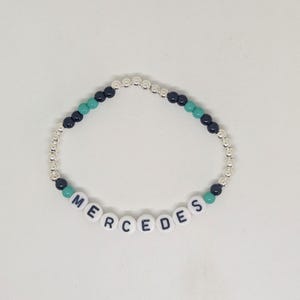 F1 Mercedes Beaded Bracelet