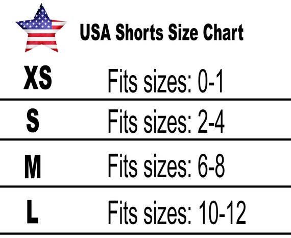 Women S Shorts Size Chart