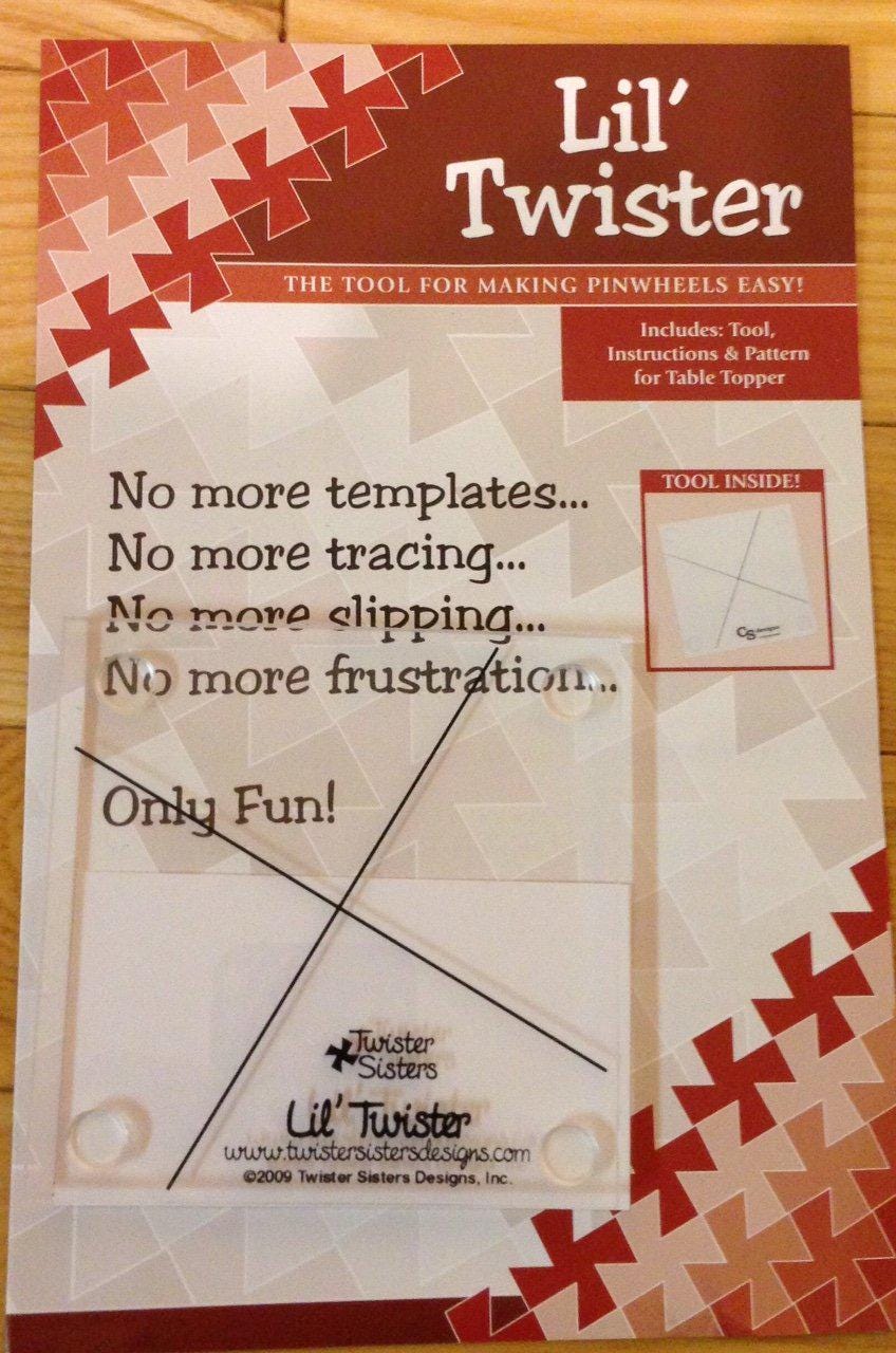 Twister Sisters - Lil Twister Ruler - Pinwheel For 5" Blocks - Liltwister