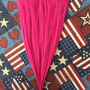 Hot Pink Mane Hair Extensions for Horses