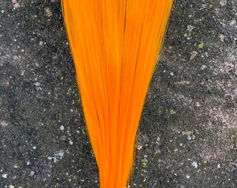 Orange Mane Hair Extensions for Horses