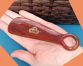 Vintage Kiwi Plastic Shoehorn, Collectors Keepsake Gift