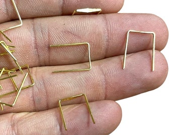 Brass Plated Wire Clip Latch clip,Chandelier clip, Lighting accessory,Needle,Brass Wire, Stone Holder, Wire Crystal Holder,SKU/TKUU14
