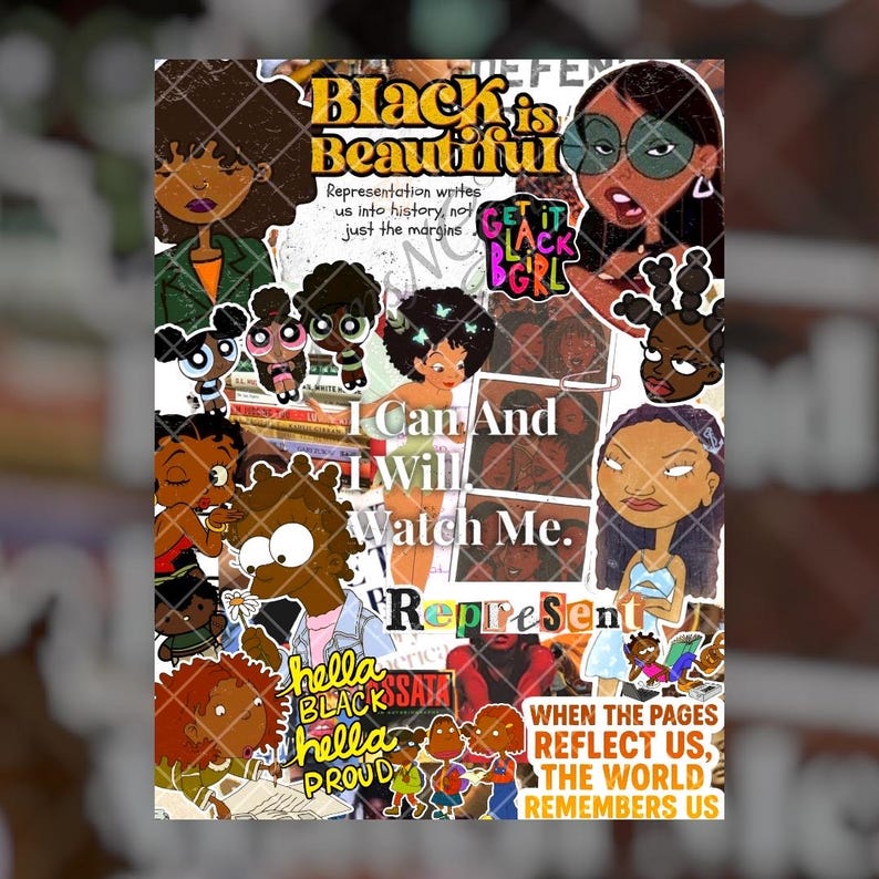 90s Nostalgia Kindle Insert - Representation Matters image 2