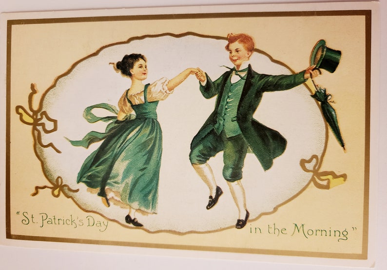 Nostalgic Cards Vintage Greeting Cards Patrick/'s Day Unused NOS Patrick/'s Day Decor Vintage Lillian Vernon Postcards Lot of 2 St St