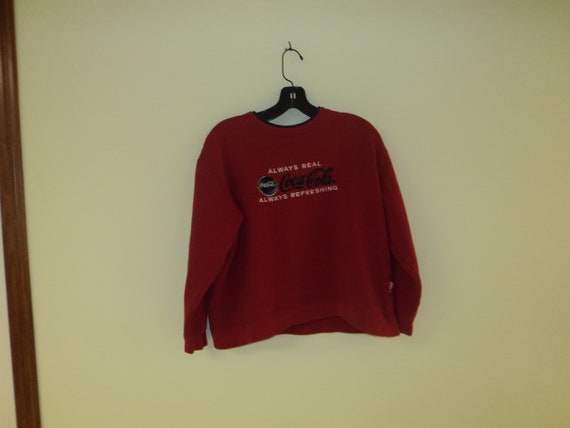 vintage coca cola sweatshirt