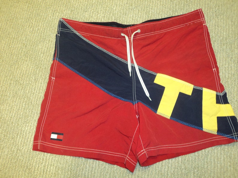 vintage tommy hilfiger swim trunks