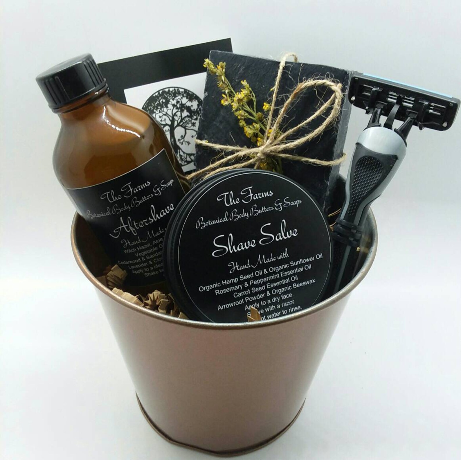Men's Natural Skincare Gift Baskets Father's Day Etsy