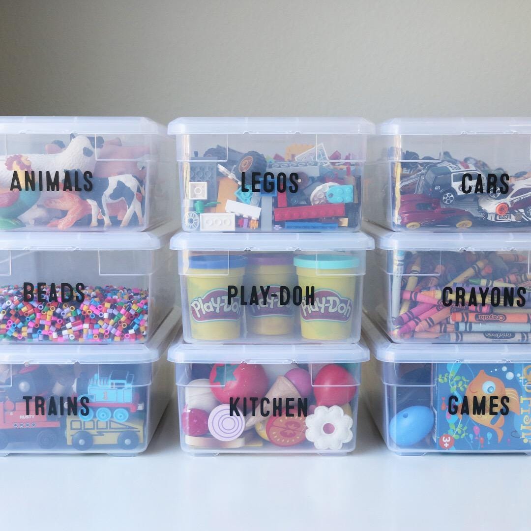 Home Organization Custom Vinyl Labels, Home Storage Labels, Organizing ...