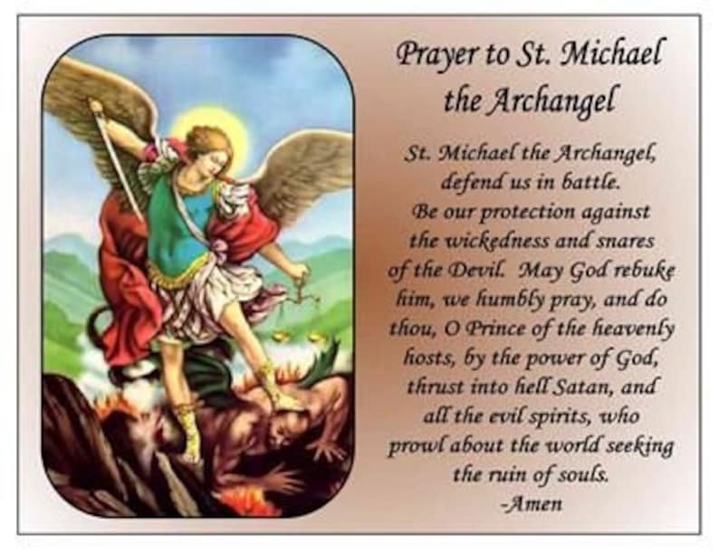 Saint Michael Protection Ritual Spell Etsy
