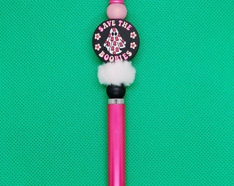 Save the Boobies Stylus and Pen