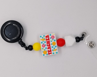 Teacher Retractable Badge/ ID Holder