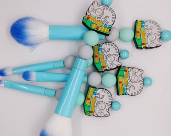 Kitten Book Makeup Brushes