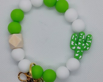 Cactus Keychain Wristlet