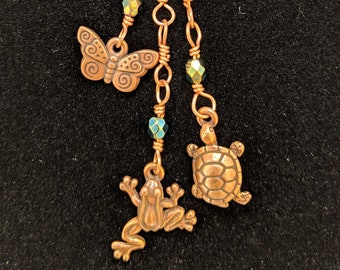 Tuin verzamelen koper charme ketting