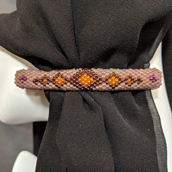 Beaded Barrette Patterns Etsy