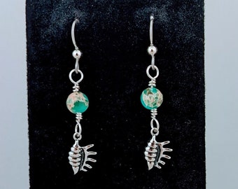 Conch Shell Charm Oorbellen