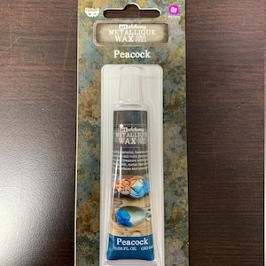Peacock Wax by Finnabair Art Alchemy Antique Brilliance Wax 20ml - Decor Wax - Prima Wax - Furniture Wax 966775