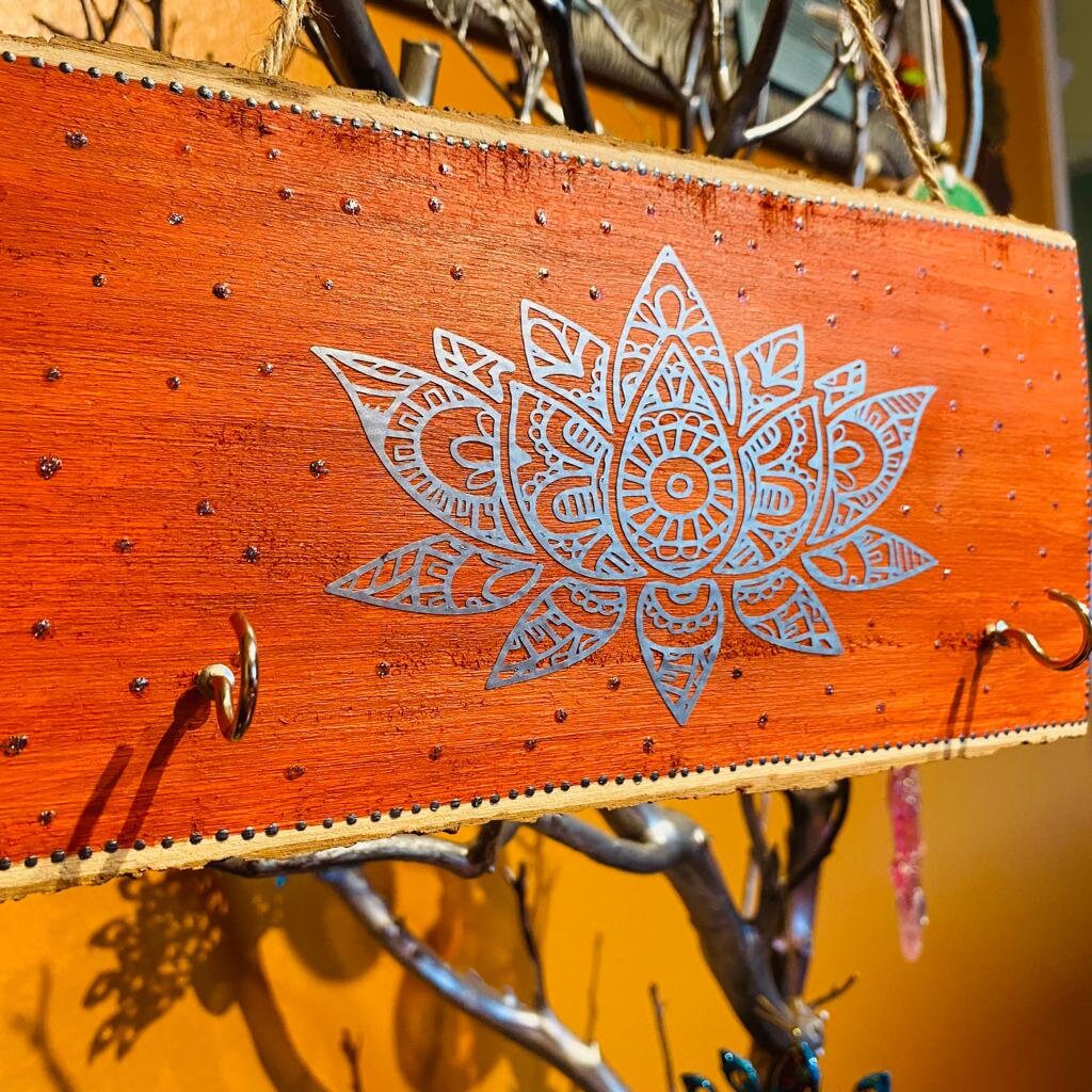 Lotus Wall Hanging Lotus Wall Décor Lotus Etsy