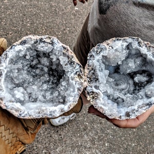 Mexican Tranca Geode pair