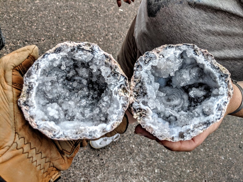 Mexican Tranca Geode pair