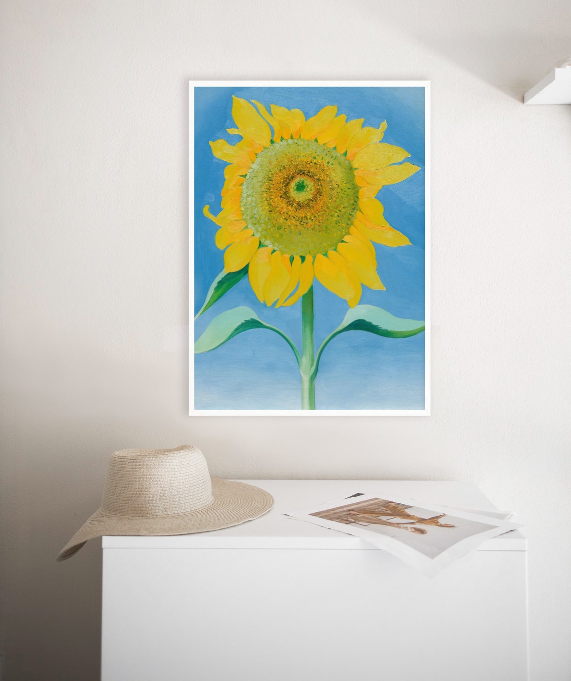 O'keeffe Print Sunflower okeeffe print Etsy