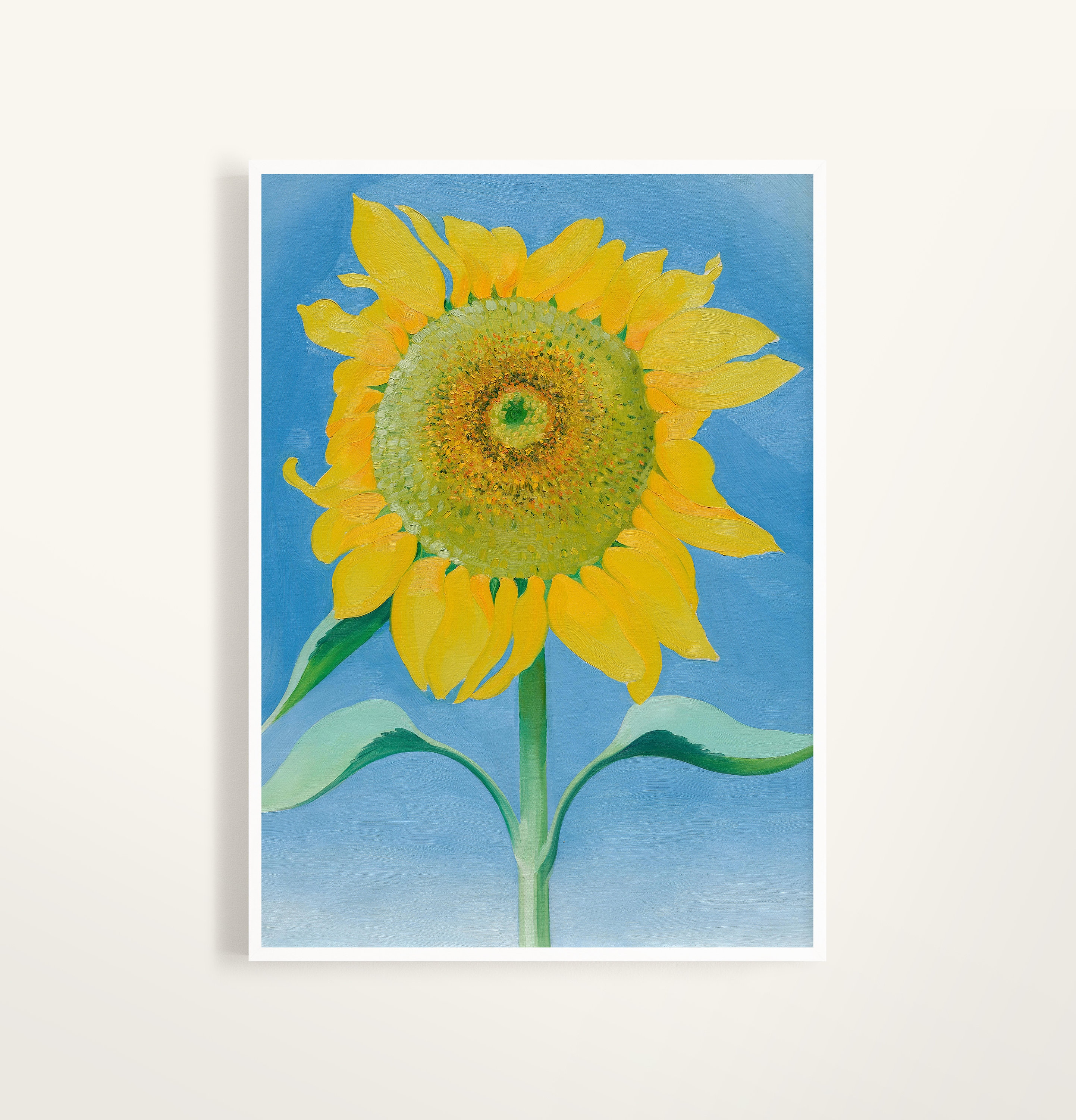 Georgia O'keeffe Print Sunflower Okeeffe Print | Etsy UK