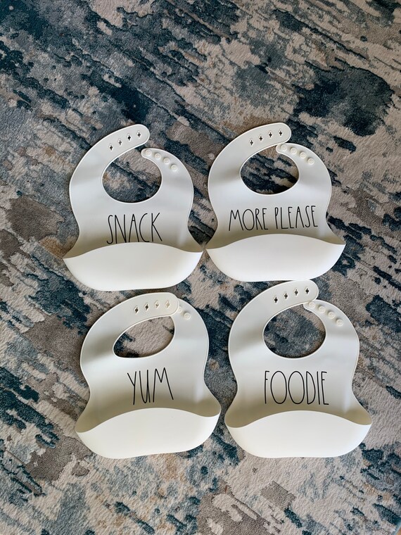 rae dunn silicone bibs