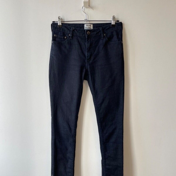 Acne Studios Flex Indie Women's Slim Skinny Elastic Denim Jeans Size 27