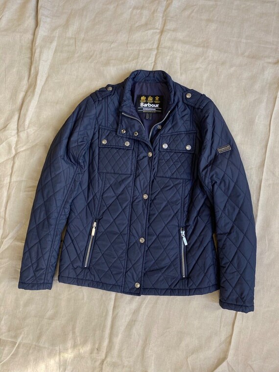 Barbour International Gairlochy Women's Navy Quilt