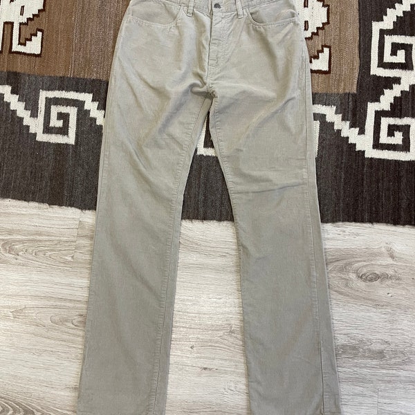 Lacoste Men’s Beige Corduroy Cotton Pants Size W 34