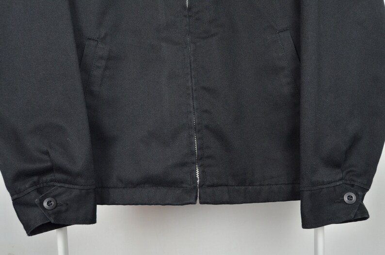 Men\u2019s Carhartt Vintage 00s Retro Black Logo Cotton Jacket Coat Size XL