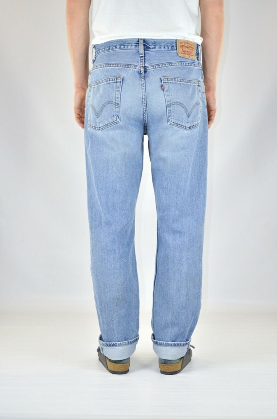 Levis 550 Relaxed Vintage Mens Blue Denim Jeans Size W L 34 - Etsy Sweden