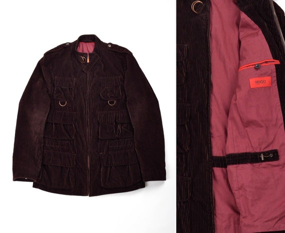 Hugo boss military jacket deals