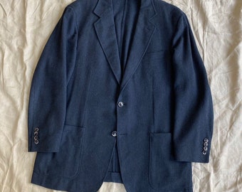 Canali Kei Jacket Men's Wool Cotton Cashmere Sport Coat Blazer Size 52