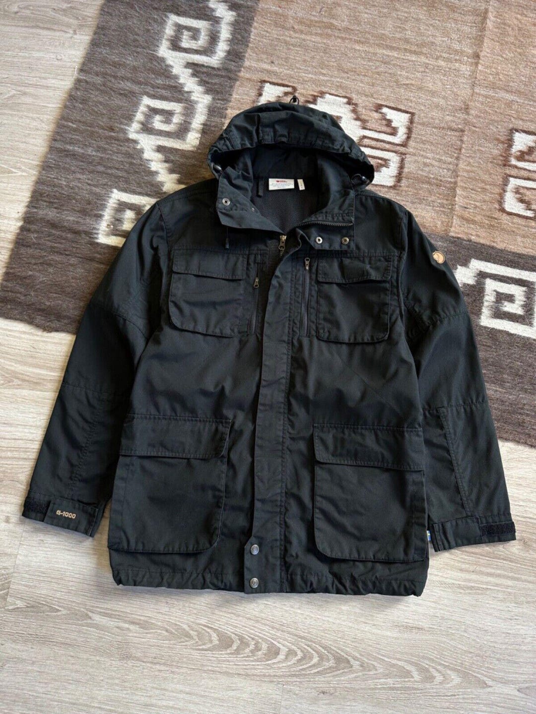 Chaqueta de exterior negra para hombre Fjallraven G 1000 Montt talla S Etsy Espana