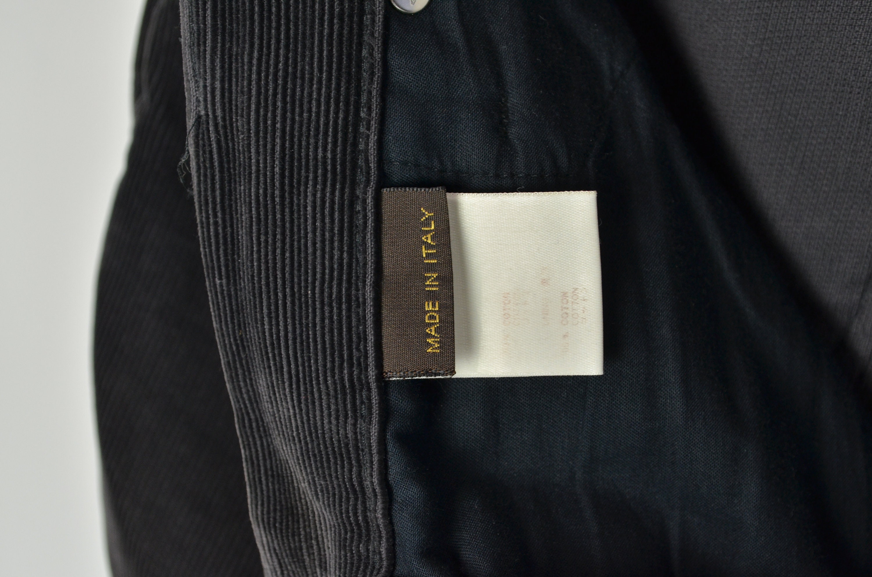 Mens Louis Vuitton Dark Brown Corduroy Luxury Velvet Pants | Etsy