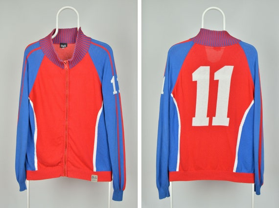 Men's Dolce Gabbana Vintage 90s 00s Retro Red Blue