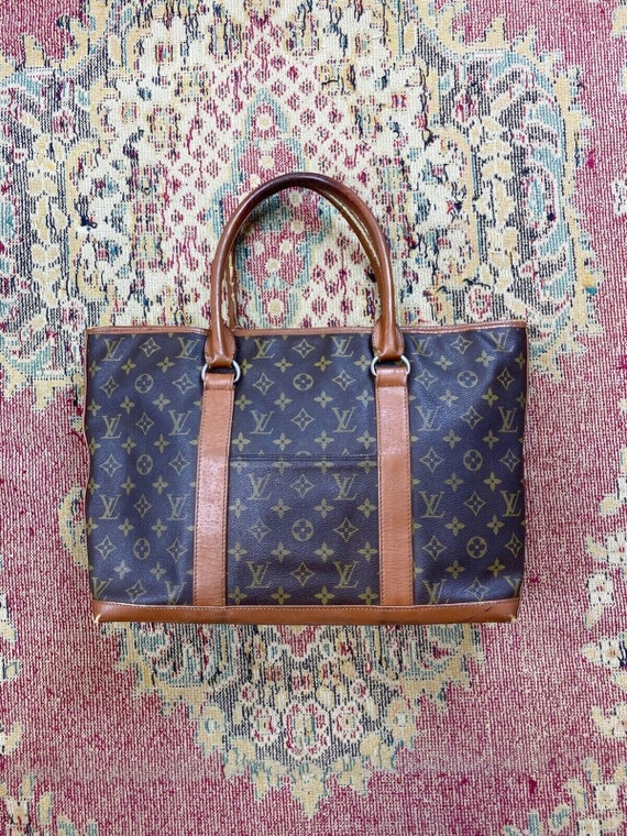 LOUIS VUITTON Monogram Sac Weekend PM Vintage Tote Hand Bag