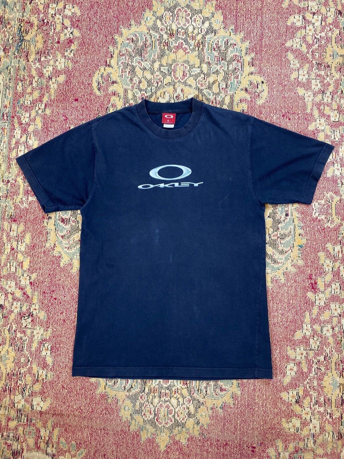 Oakley Y2K Vintage Mens Big Logo Faded T Shirt Size L - Etsy