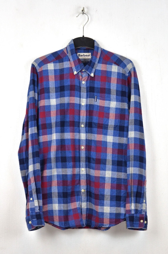 Barbour Flannel Mens Tailored Fit Country Check Sh