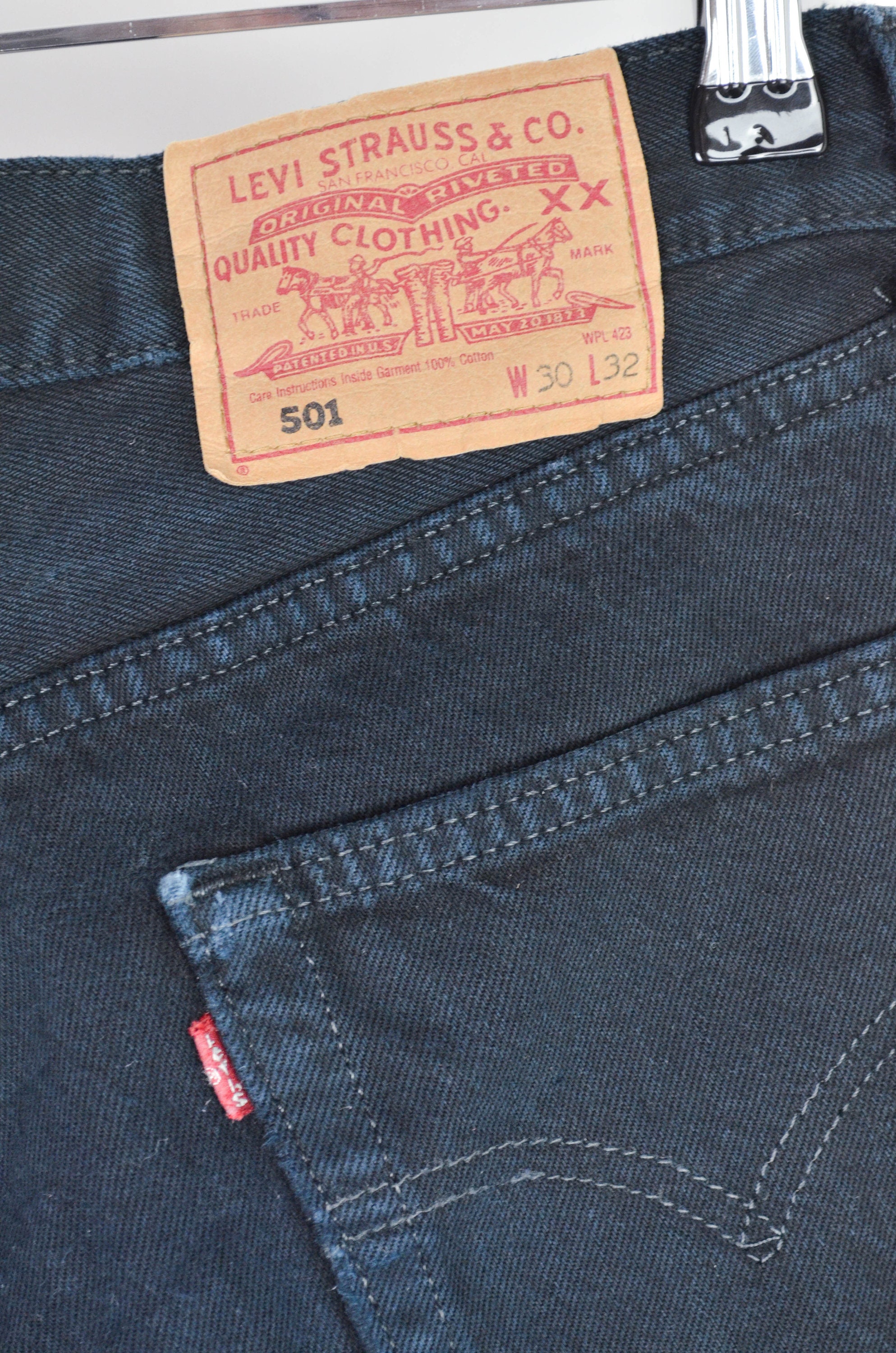 Men's Levis 501 Vintage 90s 00s Retro Black Denim Jeans | Etsy