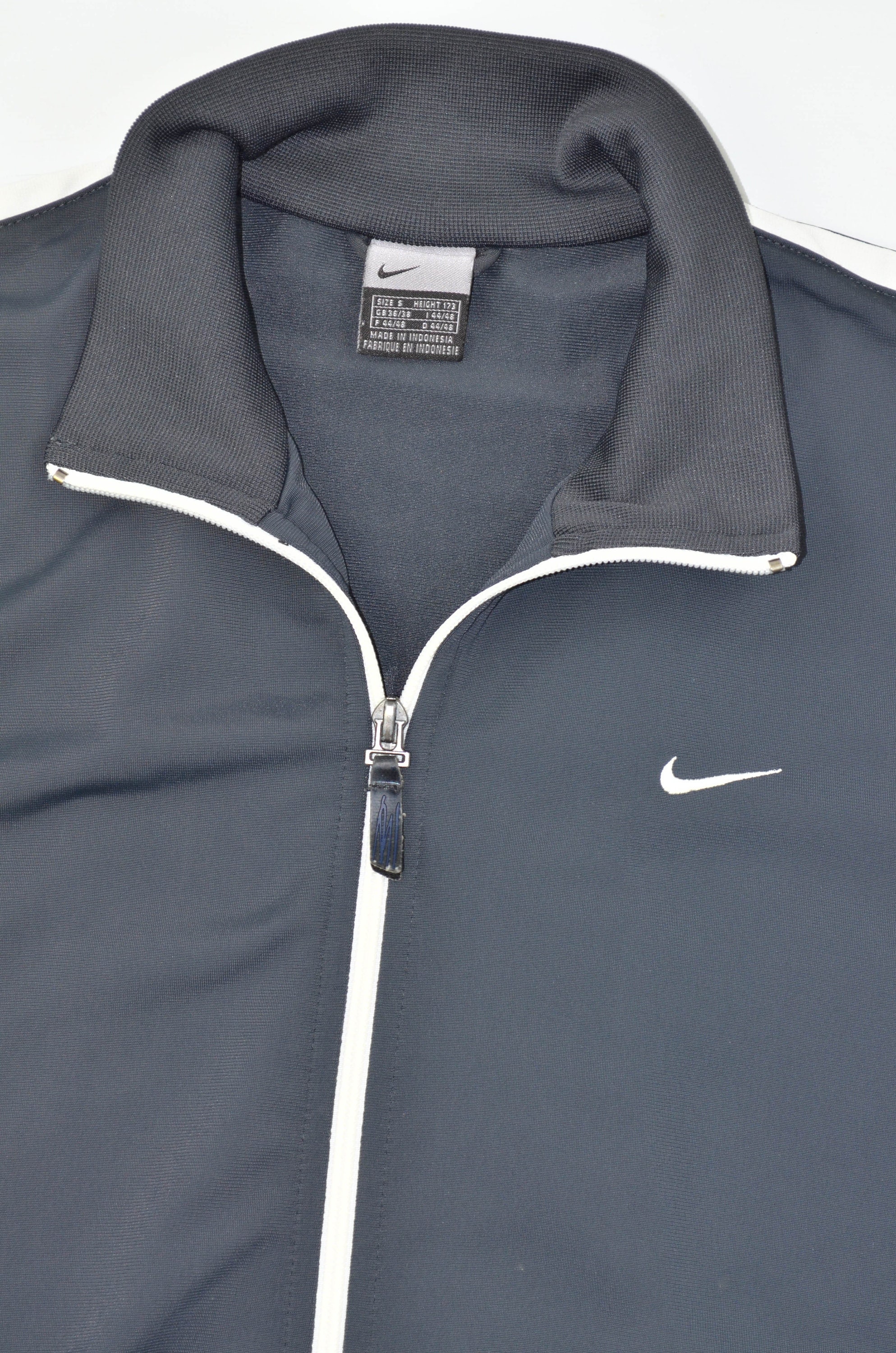 Men's Nike Vintage 90s Retro Grey Big Back Logo Track Top - Etsy