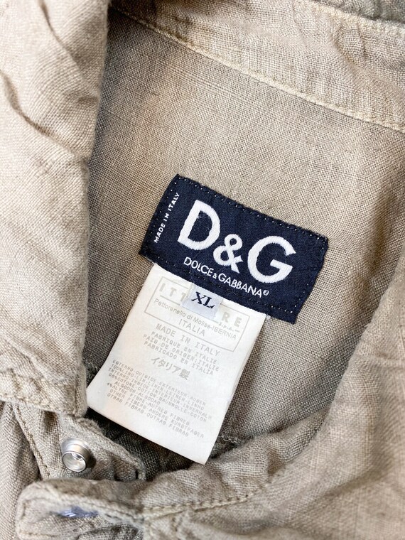 Buy Dolce Gabbana Linen Archive Vintage 90s Men