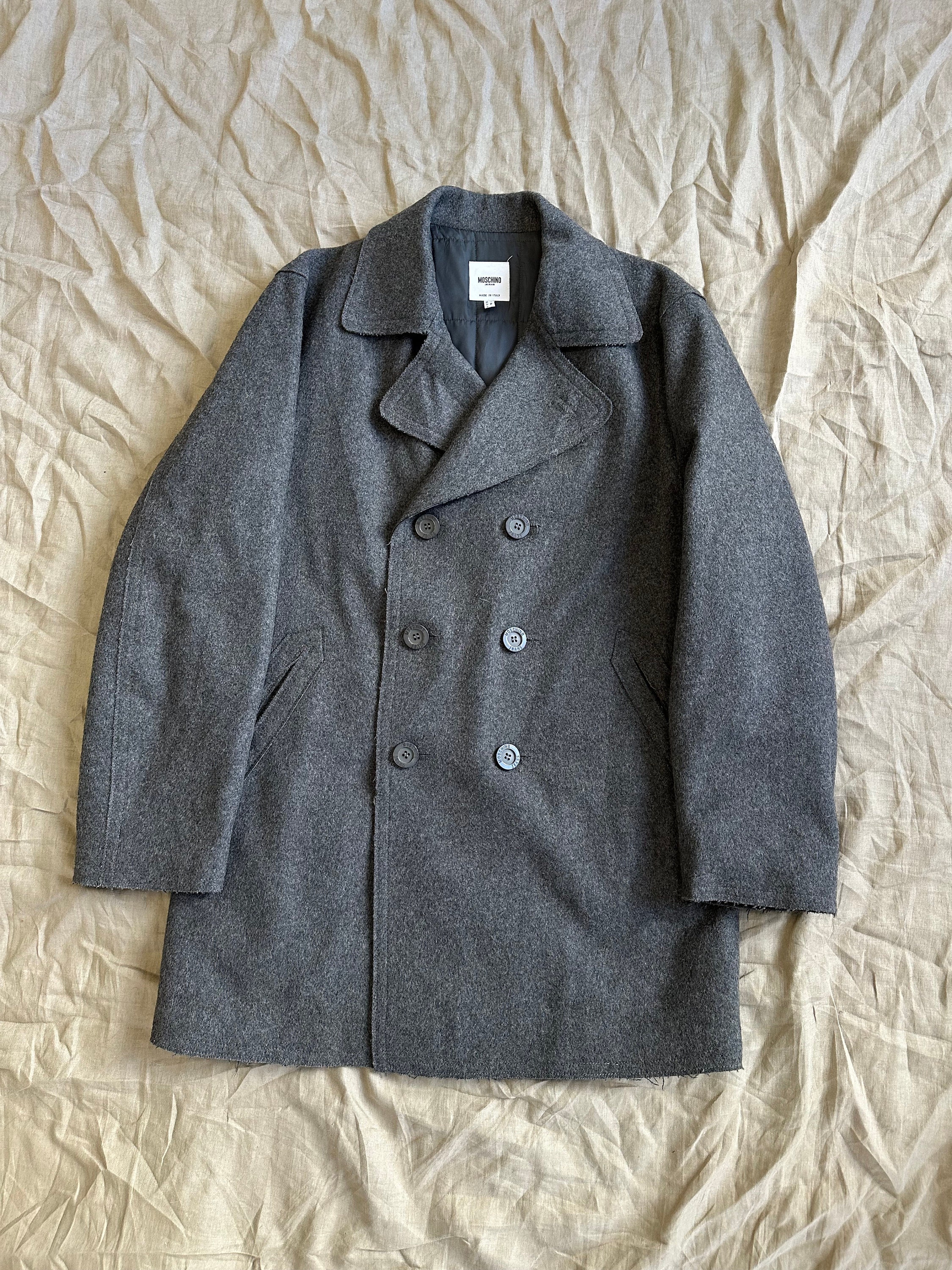Moschino wool coat cheap