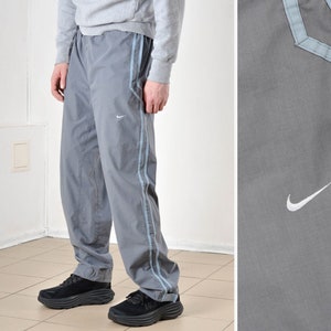 Nike Y2K Vintage Men's Gray Track Pants Size L - Etsy