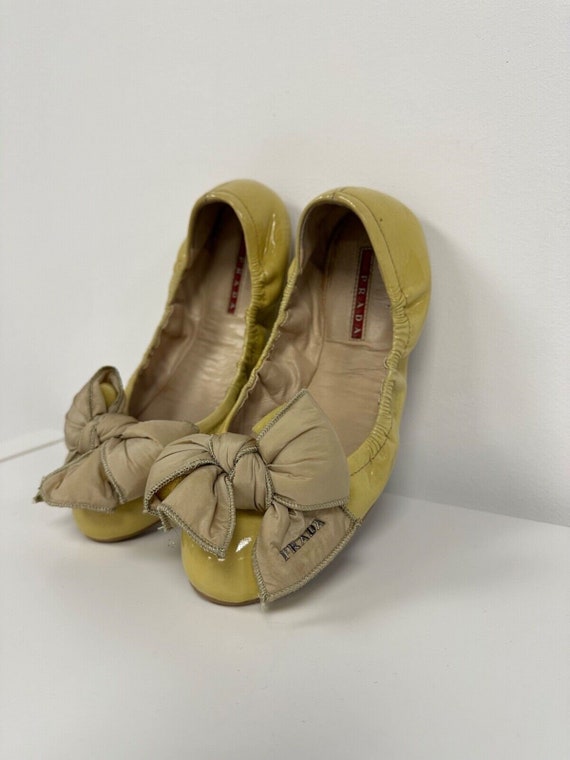 Prada clearance bow shoes